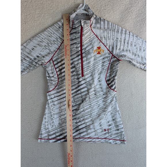 Under Armour ISU Cyclones Shirt Top Womens Medium Iowa State University 1/4 Zip - Picture 3 of 16